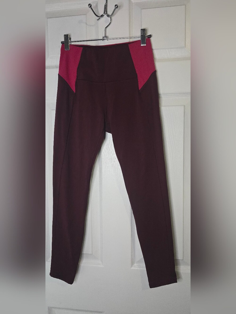 CALIA by Carrie Underwood Maroon Leggings 7/8